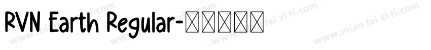 RVN Earth Regular字体转换